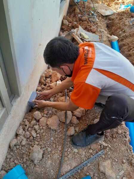 ติดตั้งระบบท่อกำจัดปลวก